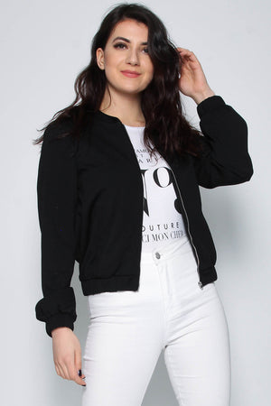 Alex Bomber Jacket - Black
