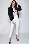 Alex Bomber Jacket - Black