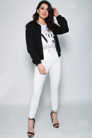 Alex Bomber Jacket - Black