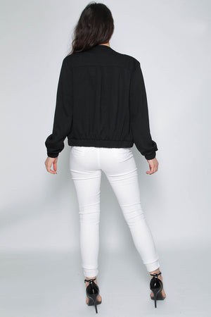 Alex Bomber Jacket - Black
