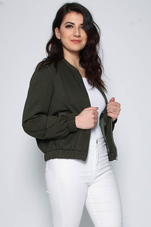Alex Bomber Jacket- Khaki