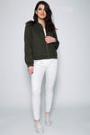 Alex Bomber Jacket- Khaki