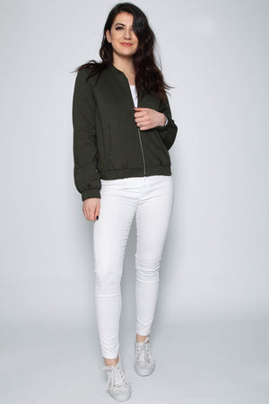 Alex Bomber Jacket- Khaki