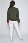 Alex Bomber Jacket- Khaki