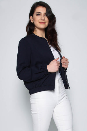 Alex Bomber Jacket - Navy