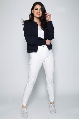 Alex Bomber Jacket - Navy