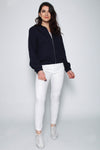Alex Bomber Jacket - Navy