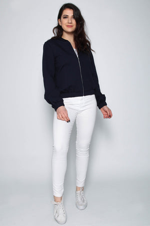 Alex Bomber Jacket - Navy
