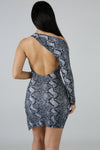 Zoe Snake Shoulder Dress