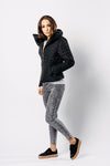 Jessie Black Puffer Coat