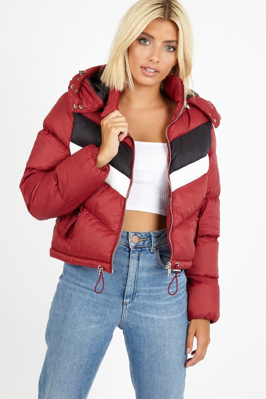 Emily K Red Padded Jacket
