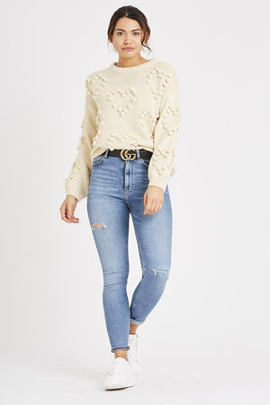 Bonnie Heart Knit Jumper