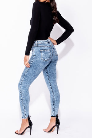 Zoe High Waist Skinny Jeans