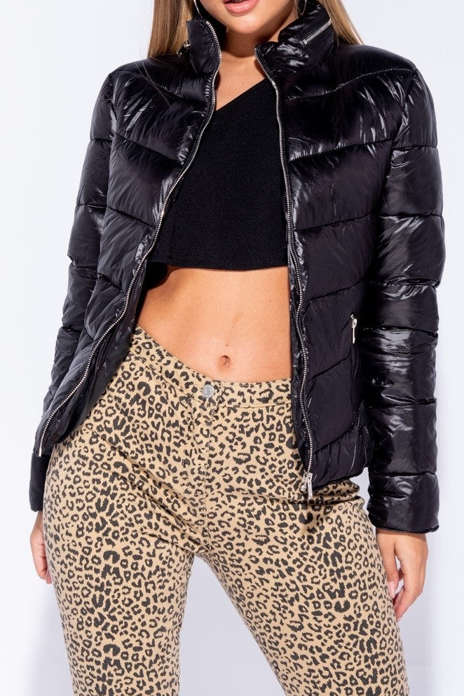 Alexis Black Padded Jacket