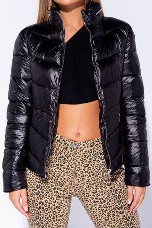 Alexis Black Padded Jacket