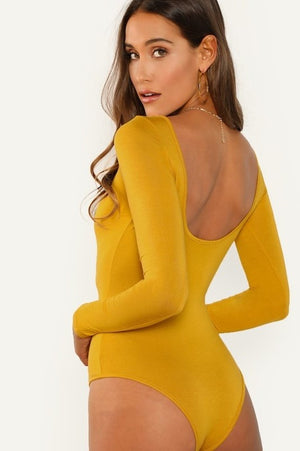 Zia Ginger Solid Bodysuit