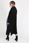 Eva Oversized Knit Cardigan- Black
