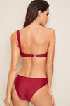 Mia One Shoulder Red Swimsuit