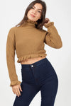 Amber Ruffle Knitted Jumper