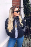 Emily K Padded Puffer Jacket- Navy