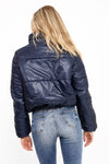 Emily K Padded Puffer Jacket- Navy
