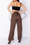 Alice Striped Wide Leg Trousers