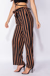 Alice Striped Wide Leg Trousers