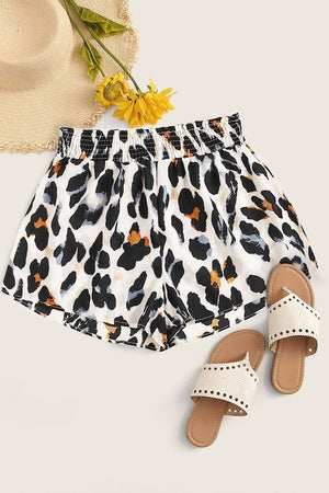 Nyla Leopard Print Shorts