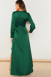 Ira Green Wrap Maxi Dress