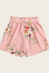 Nyla Floral Print Pink Shorts