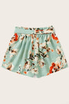 Nyla Floral Mint Shorts