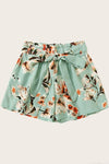 Nyla Floral Mint Shorts