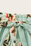 Nyla Floral Mint Shorts