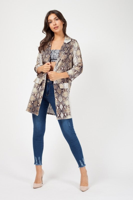 Fey Snake Blazer