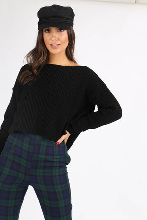 Ellie Crop Chunky Jumper
