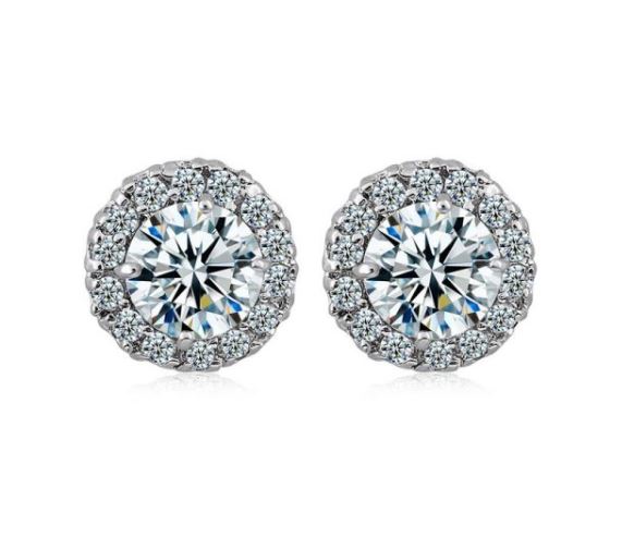 Mirco Inlaid Zircon Earrings