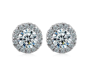Mirco Inlaid Zircon Earrings